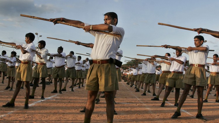Rashtriya Swayamsevak Sangh (RSS), l’organització de voluntaris més gran del món.