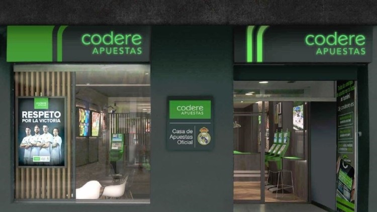 Casa d'apostes del grup Codere amb el reclam del Reial Madrid| Europa Press
