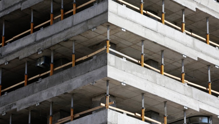 Edifici en construcció. Agència Catalana de Notícies