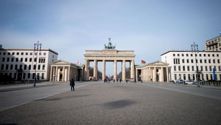 Berlín, desert pel coronavirus. Europa Press