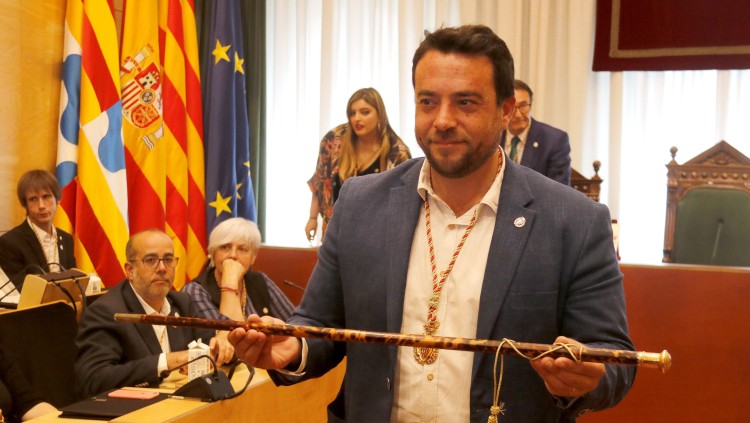 Àlex Pastor és investit alcalde de Badalona. Agència Catalana de Notícies