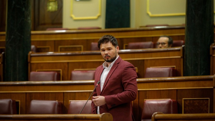 El portaveu d'Esquerra Republicana al Congrés, Gabriel Rufián. Agència Catalana de Notícies