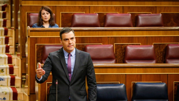Pedro Sánchez compareix al Congrés dels Diputats. Agència Catalana de Notícies