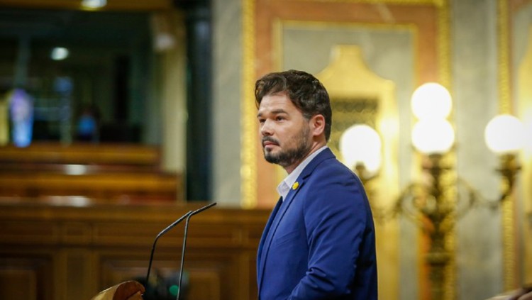 El portaveu d'Esquerra Republicana al Congrés, Gabriel Rufián. Agència Catalana de Notícies