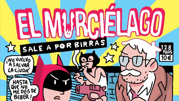 "Portada d''El Murciélago sale a por birras', d'Álvaro Ortiz". Imatge: Astiberri.