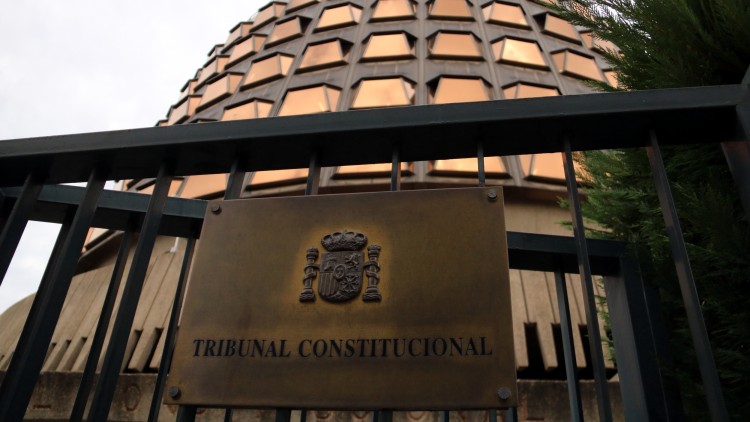Imatge de la façana del Tribunal Constitucional. Agència Catalana de Notícies