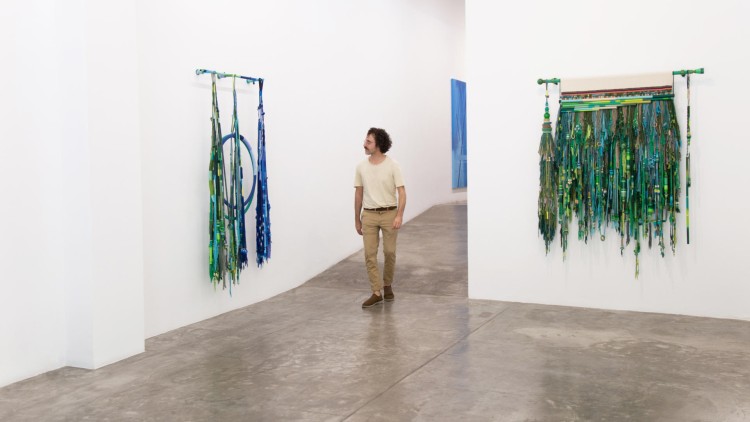 Vista de les obres de Xixe Paredes: Amazonía, 2019.Maria Fernanda Caballero.