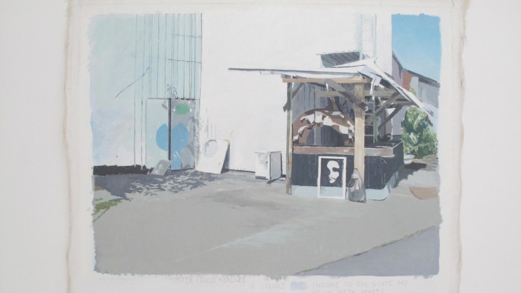Pintura de Tomàs Pizà WhatHappenedwith Ludwig, 2014