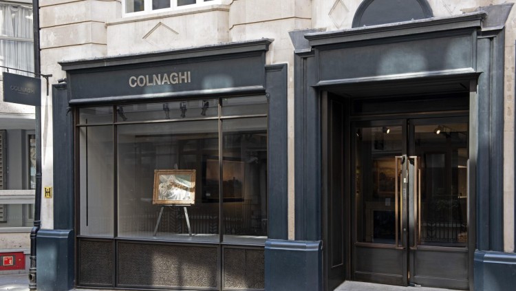 Vista exterior galeria Colnaghi. Londres