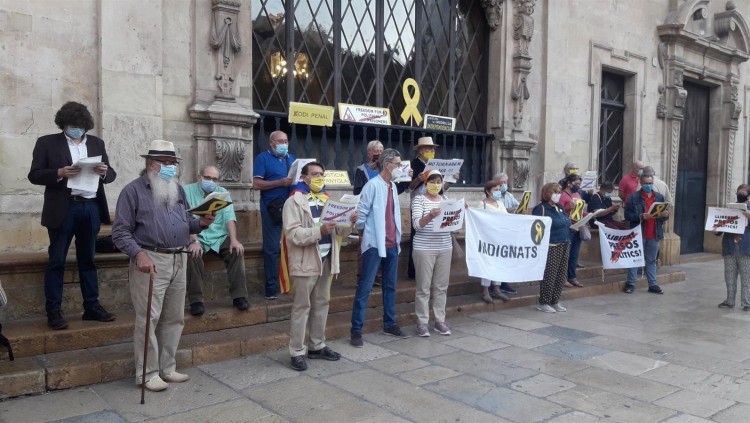Manifestació a Palma en suport al president Torra. Europa Press