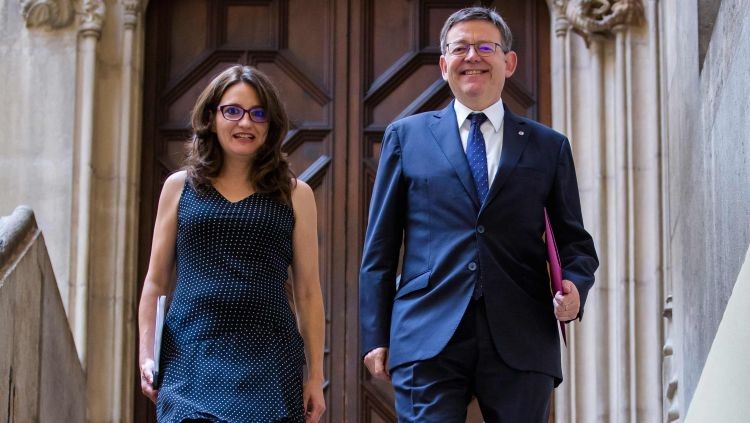 Mónica Oltra i Ximo Puig| Miguel Lorenzo