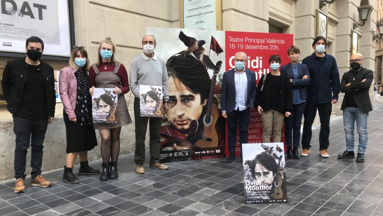 Presentació de l'homenatge a Ovidi Montllor a València