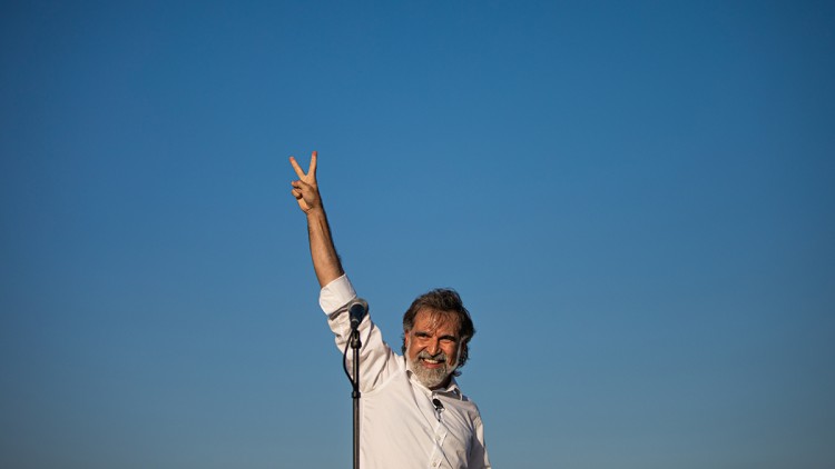 Jordi Cuixart, president d'Òmnium Cultural. Europa Press