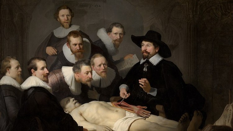 Rembrandt: Lliçó d'anatomia del Dr. Nicolaes Tulp (1632)