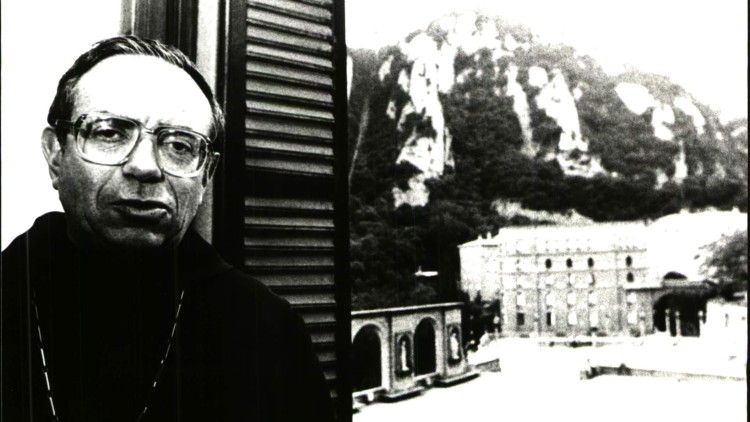 Cassià Just, abat de Montserrat durant els fets de la tancada de 1970. Arxiu EL TEMPS
