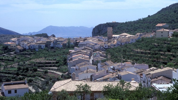 Panoràmica de Tàrbena (Marina Baixa)
