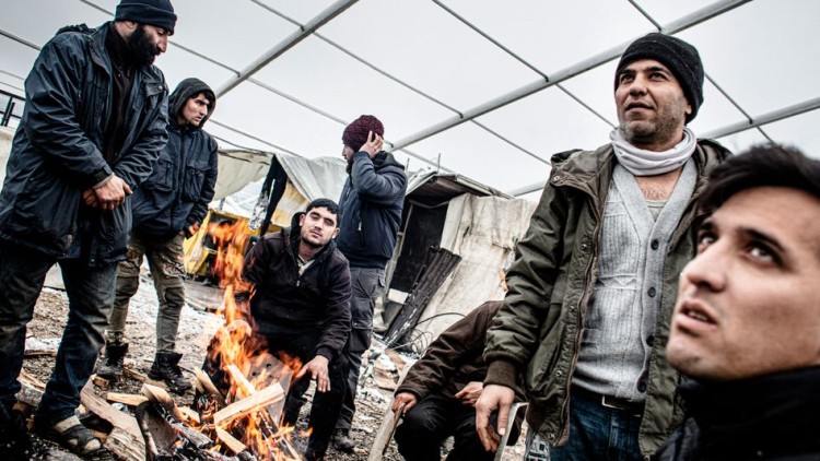 Refugiats al camp de Lipa. Der Spiegel