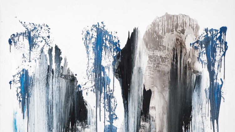 Teresa Vall Palou. Composició 571, 2020. Oli i acrílic sobre tela. Cortesia Fundació Vallpalou