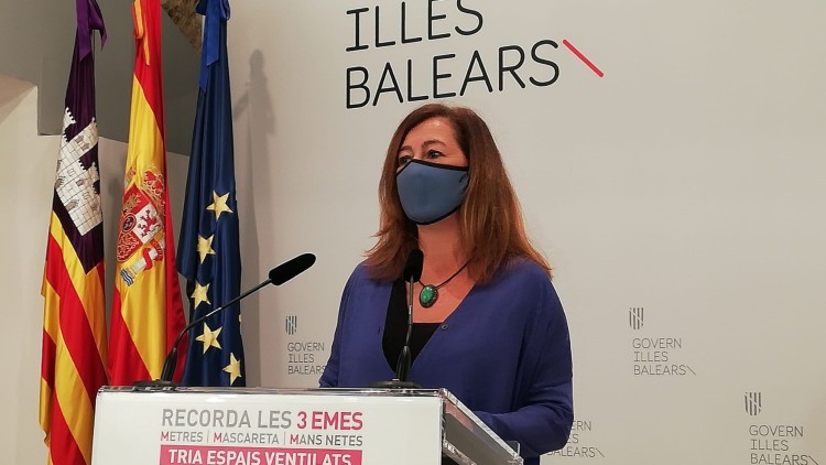 Francina Armengol, presidenta del Govern balear. Europa Press